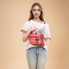 NC-TTU007RD  Texas Tech University Red Raiders Vanity Top Handle-Bag -Red