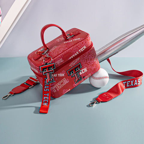 NC-TTU007RD  Texas Tech University Red Raiders Vanity Top Handle-Bag -Red