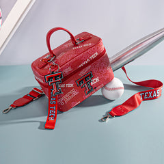 NC-TTU007RD  Texas Tech University Red Raiders Vanity Top Handle-Bag -Red