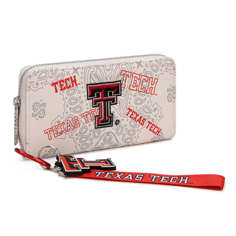 NC-TTU011BG  University of Texas Tech Red Raiders Wallet/Wristlet- Beige