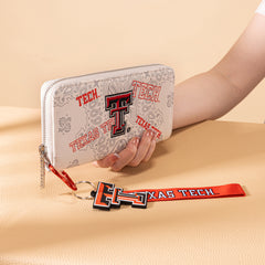 NC-TTU011BG  University of Texas Tech Red Raiders Wallet/Wristlet- Beige