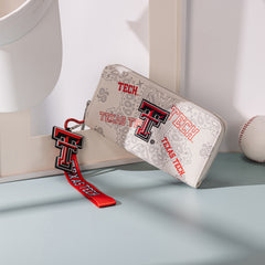 NC-TTU011BG  University of Texas Tech Red Raiders Wallet/Wristlet- Beige