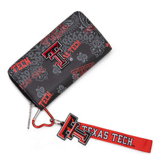 NC-TTU011BK  University of Texas Tech Red Raiders Wallet/Wristlet- Black