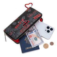 NC-TTU011BK  University of Texas Tech Red Raiders Wallet/Wristlet- Black