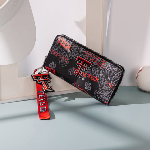 NC-TTU011BK  University of Texas Tech Red Raiders Wallet/Wristlet- Black