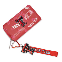 NC-TTU011RD University of Texas Tech Red Raiders Wallet/Wristlet- Red