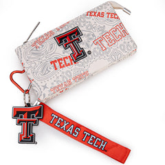 NC-TTU013BG University of Texas Tech Red Raiders Wallet/Wristlet- Beige