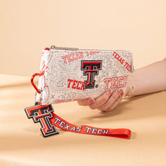 NC-TTU013BG University of Texas Tech Red Raiders Wallet/Wristlet- Beige