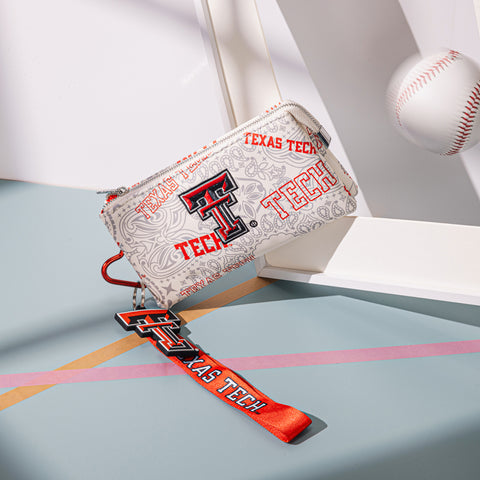 NC-TTU013BG University of Texas Tech Red Raiders Wallet/Wristlet- Beige