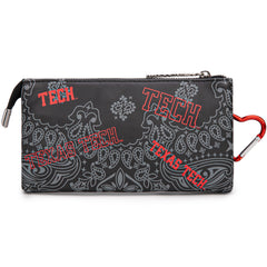 NC-TTU013BK   University of Texas Tech Red Raiders Wallet/Wristlet- Black