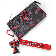NC-TTU013BK   University of Texas Tech Red Raiders Wallet/Wristlet- Black