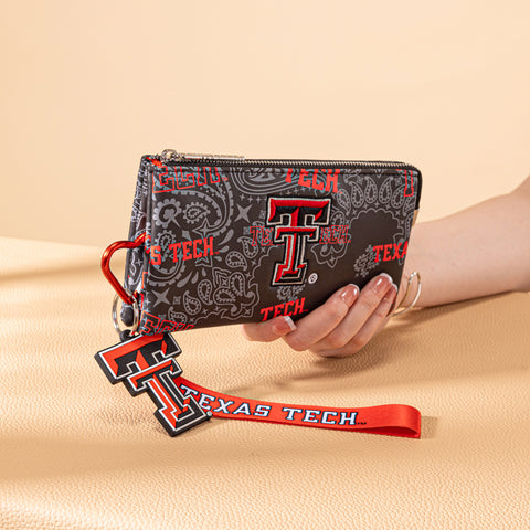 NC-TTU013BK   University of Texas Tech Red Raiders Wallet/Wristlet- Black