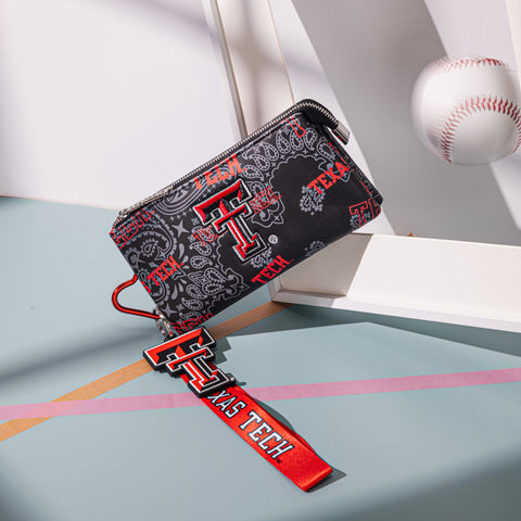 NC-TTU013BK   University of Texas Tech Red Raiders Wallet/Wristlet- Black