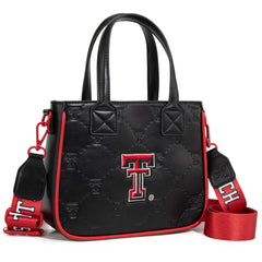 NC-TTU014BK   University of Texas Tech Red Raiders Tote/Crossbody Bag -Black