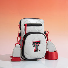 NC-TTU015GY    University of Texas Tech Red Raiders Crossbody Bag - Grey