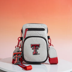 NC-TTU015GY    University of Texas Tech Red Raiders Crossbody Bag - Grey