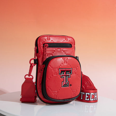 NC-TTU015RD  University of Texas Tech Red Raiders Crossbody Bag - Red