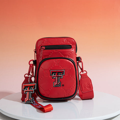 NC-TTU015RD  University of Texas Tech Red Raiders Crossbody Bag - Red