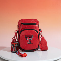 NC-TTU015RD  University of Texas Tech Red Raiders Crossbody Bag - Red