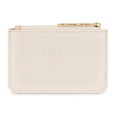 NC-TTU021BG  University of Texas Tech Red Raiders Zip Card Case-Beige