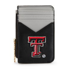 NC-TTU021BK  University of Texas Tech Red Raiders Zip Card Case-Black
