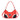 NFL-HB-HST-009-RD Houston Texans Rivet Baguette Shoulder Bag - Red