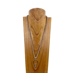 NKS230702-20 Montana West Crystal Lanyard