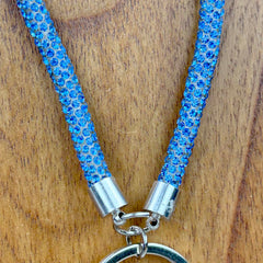NKS230702-20 Montana West Crystal Lanyard