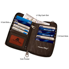PHD-2019  American Bling Turquoise Stone Concho Phone Wallet/Crossbody