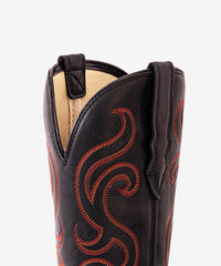 PLT-703606A  Western Women’s Crimson Eclipse PU Leather Boots