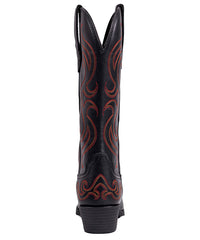 PLT-703606A  Western Women’s Crimson Eclipse PU Leather Boots