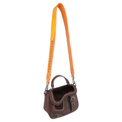 PST-1010   Montana West Western Guitar Style Croc Print Crossbody Strap