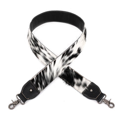 PST-1012  Montana West Western Guitar Style Hair-On Cowhide Crossbody Strap
