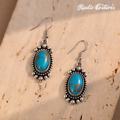 RCE-1107   Rustic Couture's  Artificial  Stone Dangling Earring