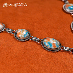 RNS-04-121  Rustic Couture's Bohemian Y Shaped Western Necklace