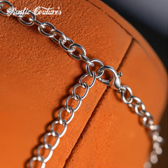 RNS-04-121  Rustic Couture's Bohemian Y Shaped Western Necklace