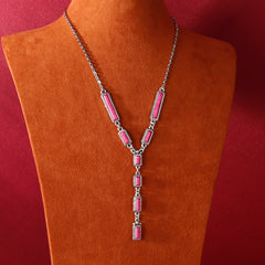 RNS-1017  Rustic Couture's Bohemian Y Shaped Western Necklace