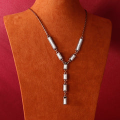 RNS-1017  Rustic Couture's Bohemian Y Shaped Western Necklace
