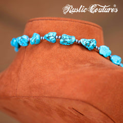 RNS-1055  Rustic Couture's Bohemian d Beaded Nougat Necklace Butterfly Pendant With Earing Set