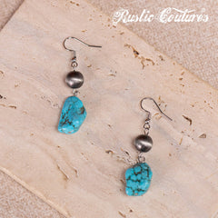 RNS-1055  Rustic Couture's Bohemian d Beaded Nougat Necklace Butterfly Pendant With Earing Set