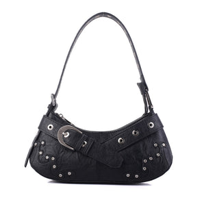 RR-HB-001 Rock & Republic Metallic Rhinestone Hobo Shoulder Bag