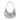 RR-HB-024 Rock & Republic Braided Stud Chain Crescent Hobo Shoulder Bag