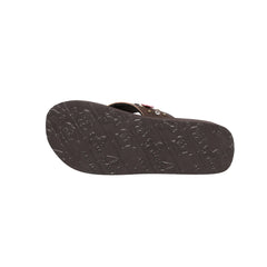 SE124-S001 Mandala Silver Rhinestones Concho Floral Applique Wedge Western Flip-Flop By Size