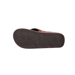 SEF10-S185 Montana West Laser-Cut Embroidered Wedge with Crosses Flip Flops By Size