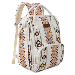 WG2204-9110  Wrangler  Aztec Printed Callie Backpack - Tan