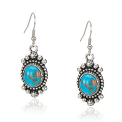 RCE-1108   Rustic Couture's  Artificial  Stone Dangling Earring