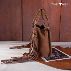 TR146-8120 Trinity Ranch Hair On Cowhide Tote/Crossbody