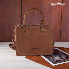 TR146-8120 Trinity Ranch Hair On Cowhide Tote/Crossbody