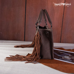 TR146-8120 Trinity Ranch Hair On Cowhide Tote/Crossbody