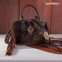 TR146-8120 Trinity Ranch Hair On Cowhide Tote/Crossbody